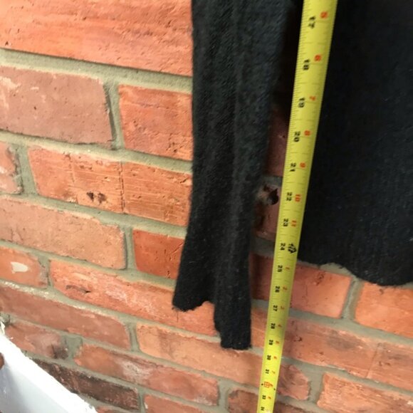 Chiaramente Ruffles Mohair Sweater Crew Neck Cozy Wool Blend Lightweight Knit XL - Picture 9 of 14